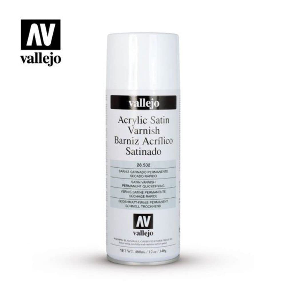 噴罐 Hobby Spray Paint - 28532 - 保護漆 Varnish - 平光/半光保護漆 Satin Varnish