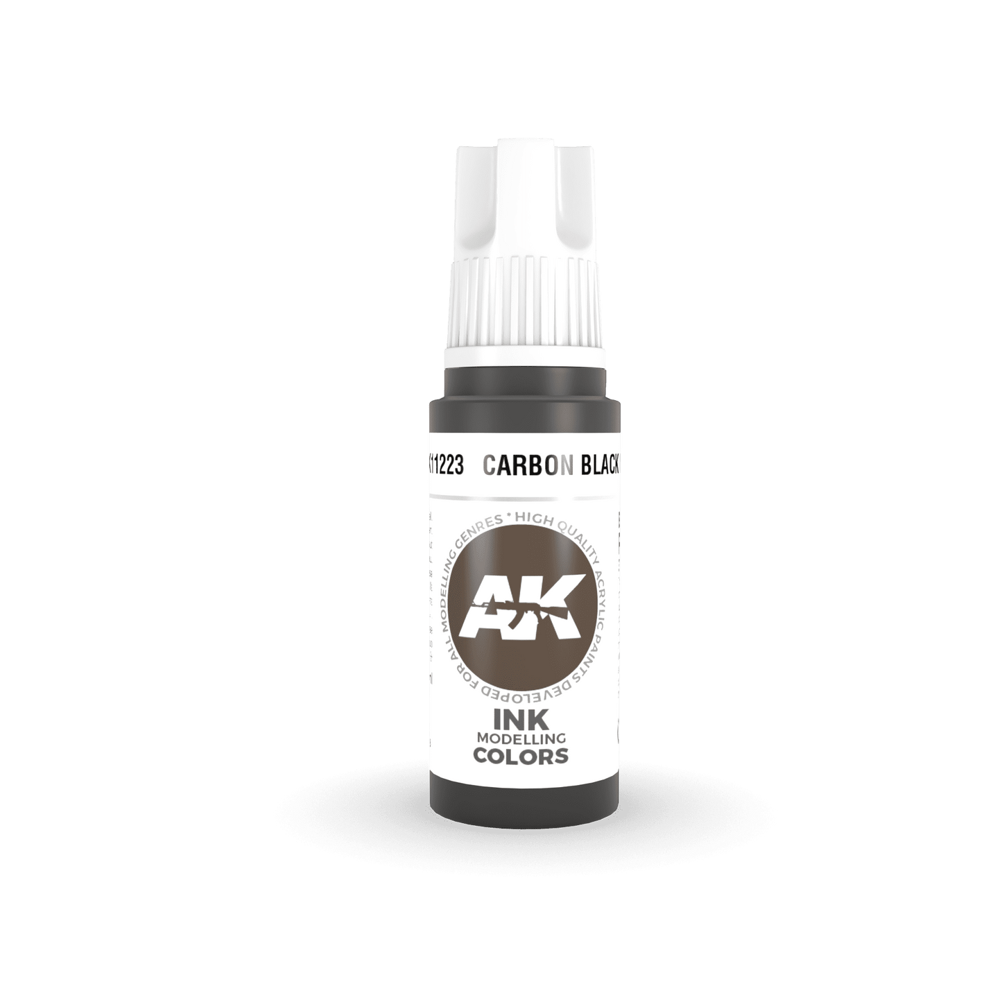 AK-11223 AK Interactive 3G Acrylic Carbon Black INK 17ml