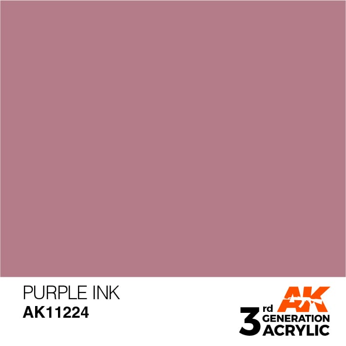 AK-11224 AK Interactive 3G Acrylic Purple INK 17ml