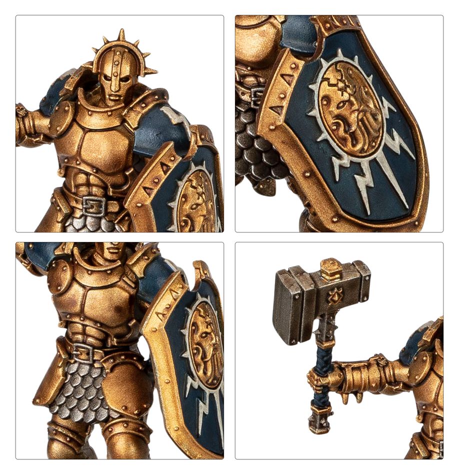 Age of Sigmar: Stormcast + Paint Set - 戰鎚西格瑪時代：雷鑄神兵顏料套裝