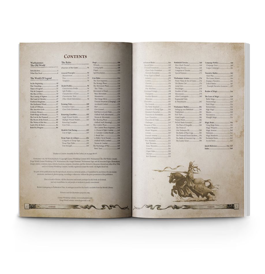 The Old World: Rulebook (English) - 戰鎚：舊世界規則書(英文版)