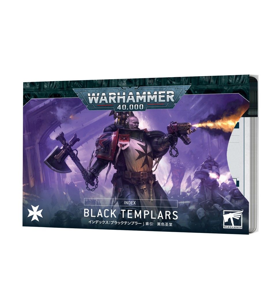 Index Cards: Black Templars (English) - 索引卡: 黑色聖殿(英文版)