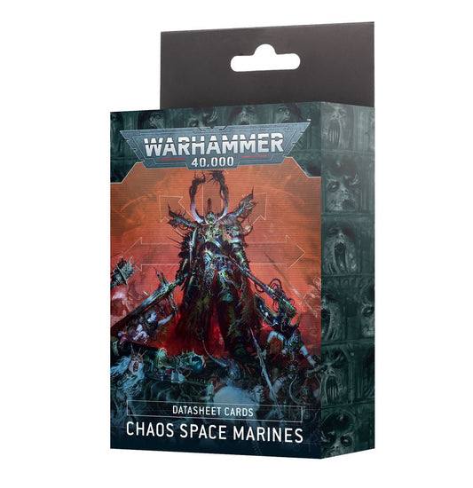 Chaos Space Marines: Datasheet Cards (English) - 數據表：混沌星際戰士(英文版)