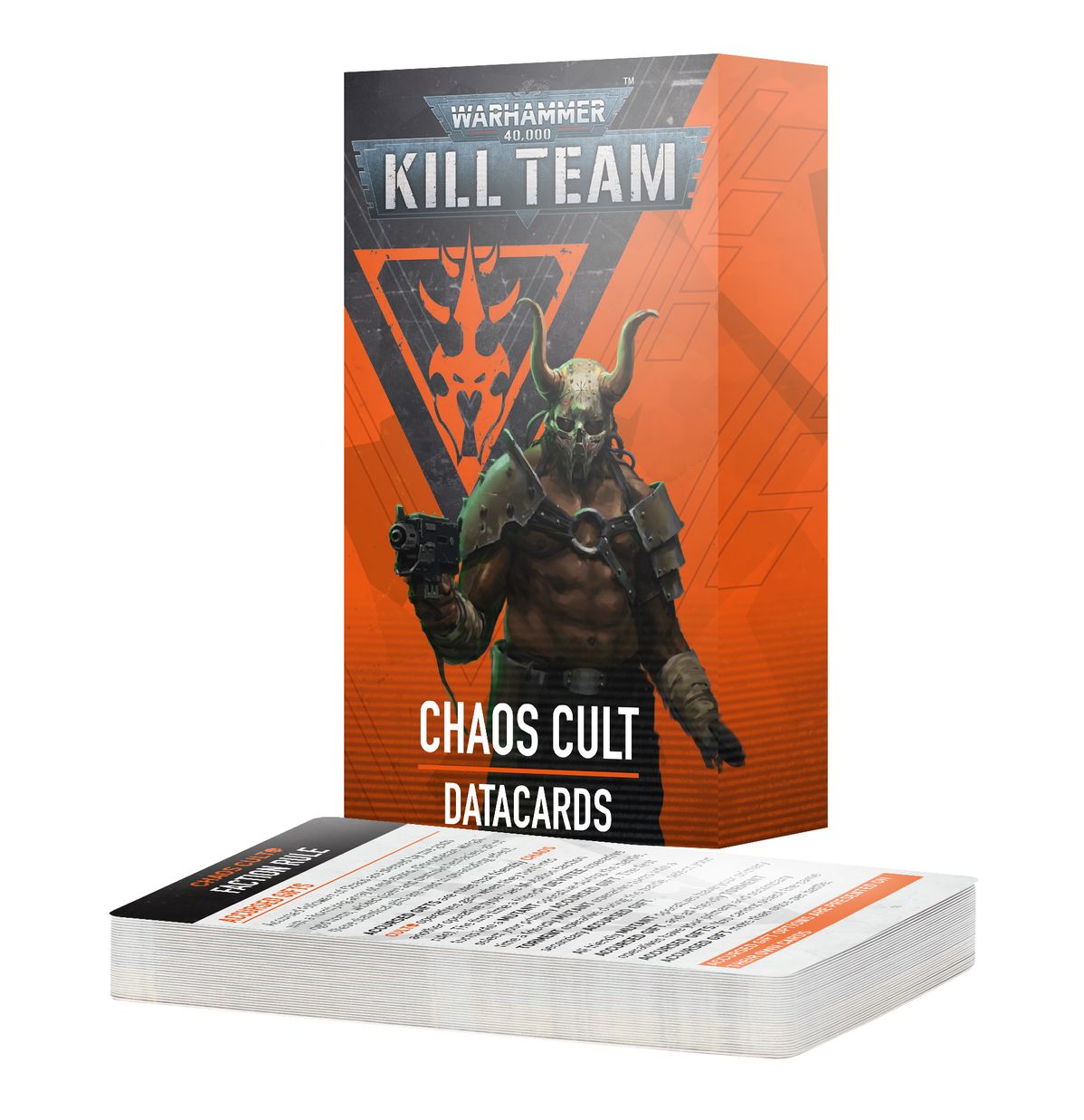 Kill Team: Chaos Cult Datacards (Chinese) - 殺戮小隊數據卡：混沌教派(簡中版)