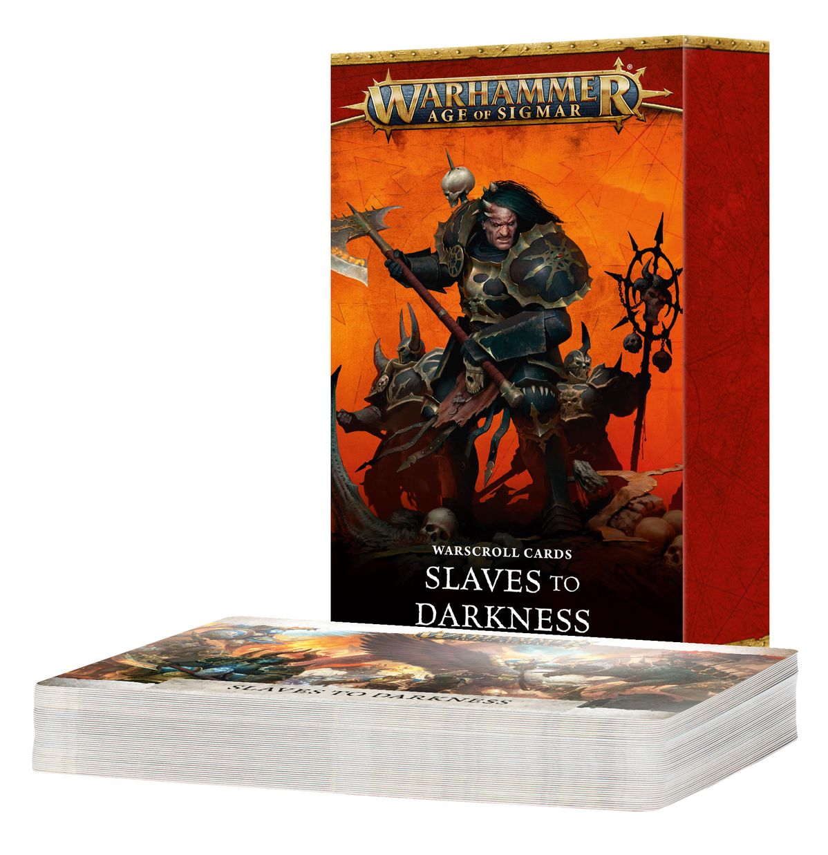 Slaves to Darkness: Warscroll Cards (English) - 戰爭卷軸卡片：黑暗之奴(英文版)