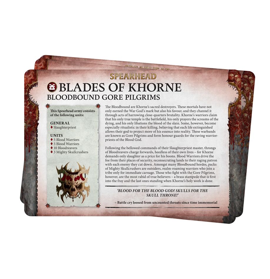 Faction Pack: Blades of Khorne (English) - 陣營卡包：恐虐之刃(英文版)