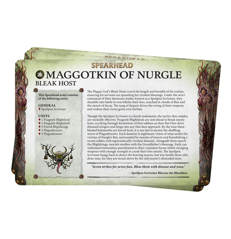 Faction Pack: Maggotkin of Nurgle (English) - 陣營卡包：納垢蛆裔(英文版)