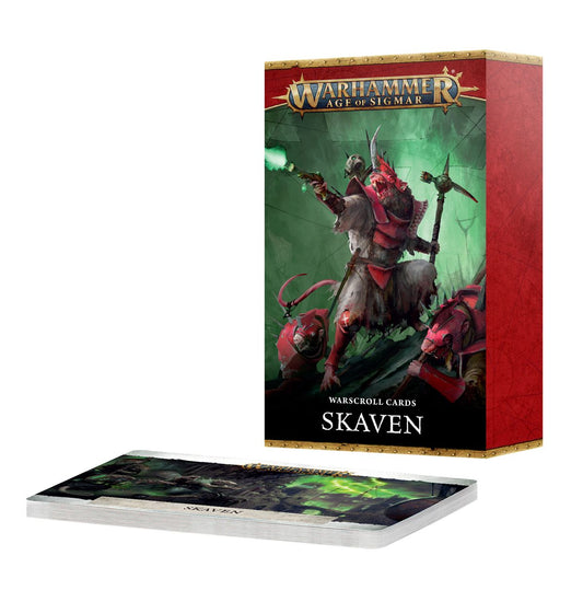 Skaven: Warscroll Cards (English) - 戰爭卷軸卡組：斯卡文鼠人(英文版)