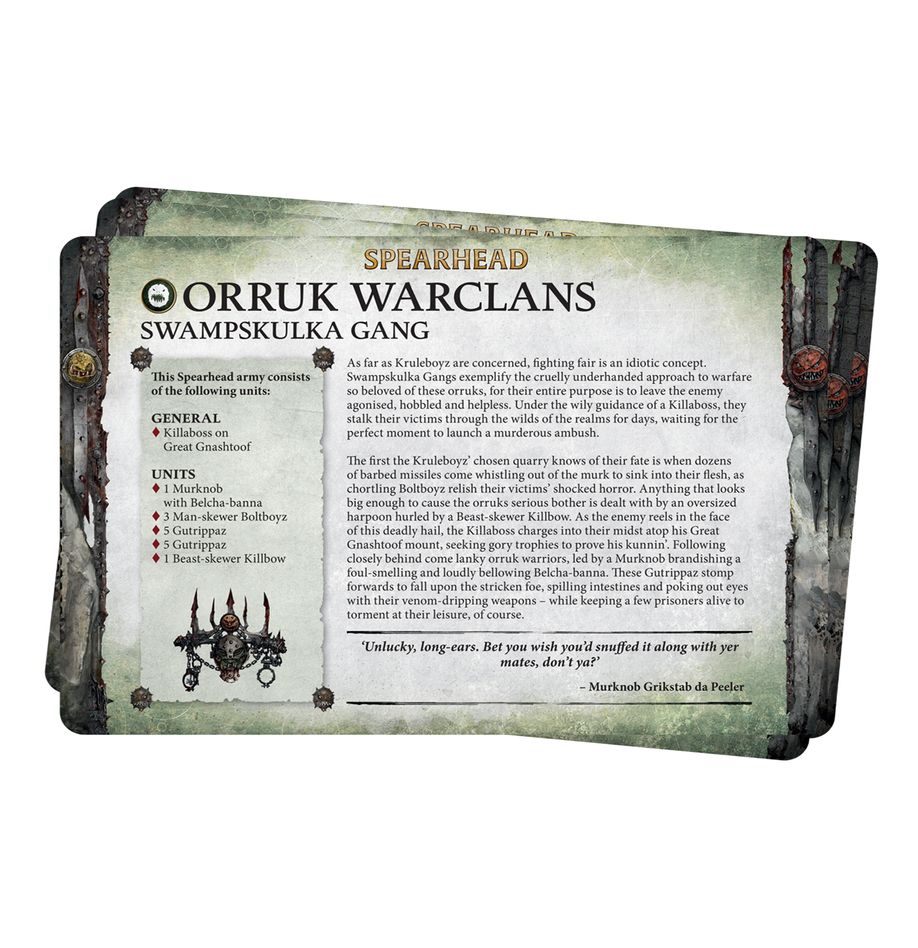 Faction Pack: Orruk Warclans (English) - 陣營卡包：獸人戰鬥氏族(英文版)