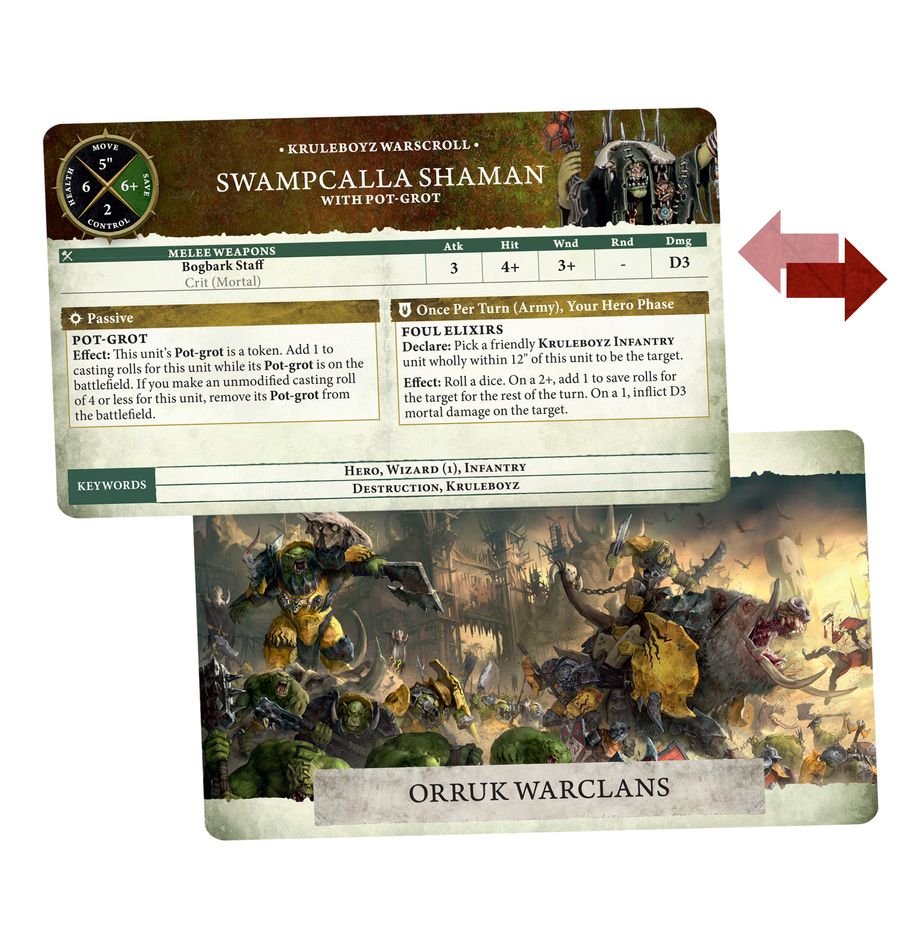 Orruk Warclans: Warscroll Cards (Chinese) - 獸人戰爭氏族戰爭卷軸卡片(簡中版)