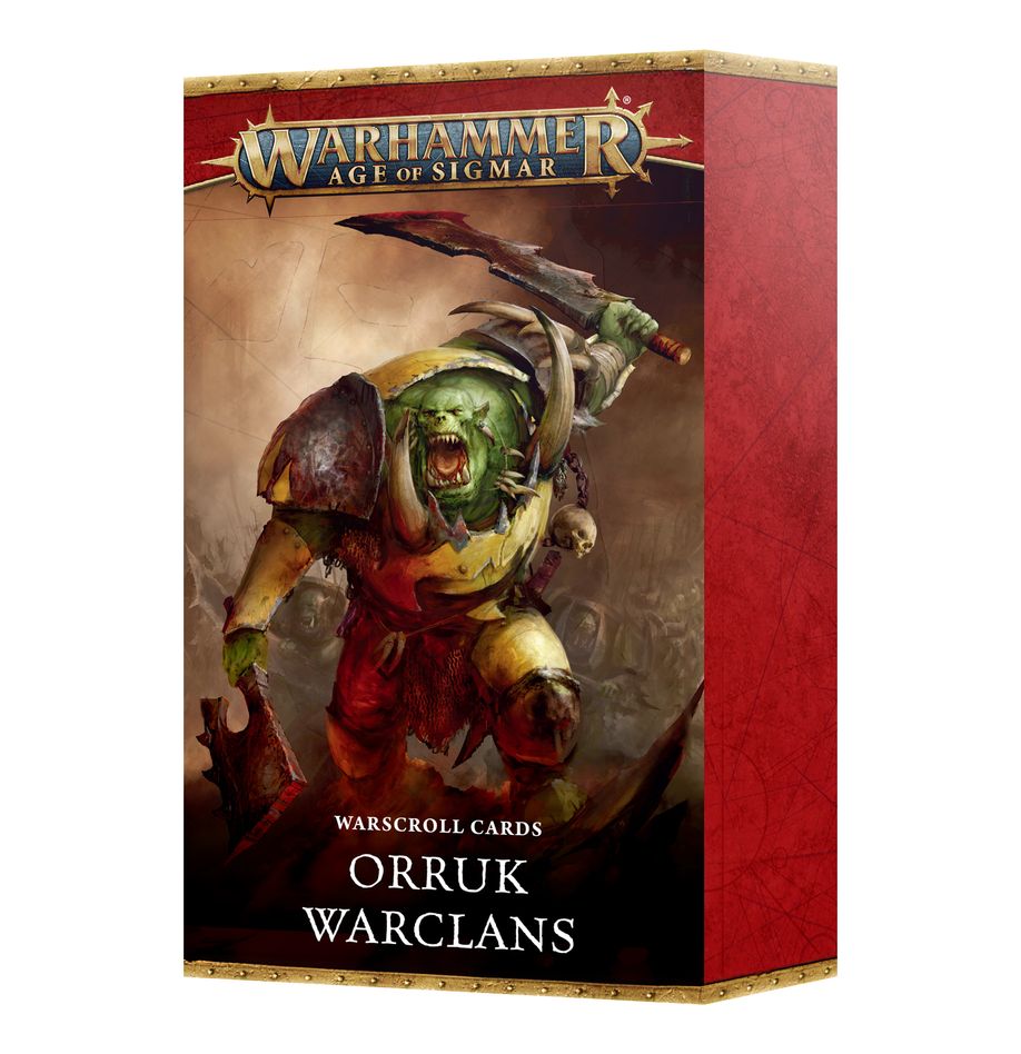 Orruk Warclans: Warscroll Cards (English) - 獸人戰爭氏族戰爭卷軸卡片(英文版)