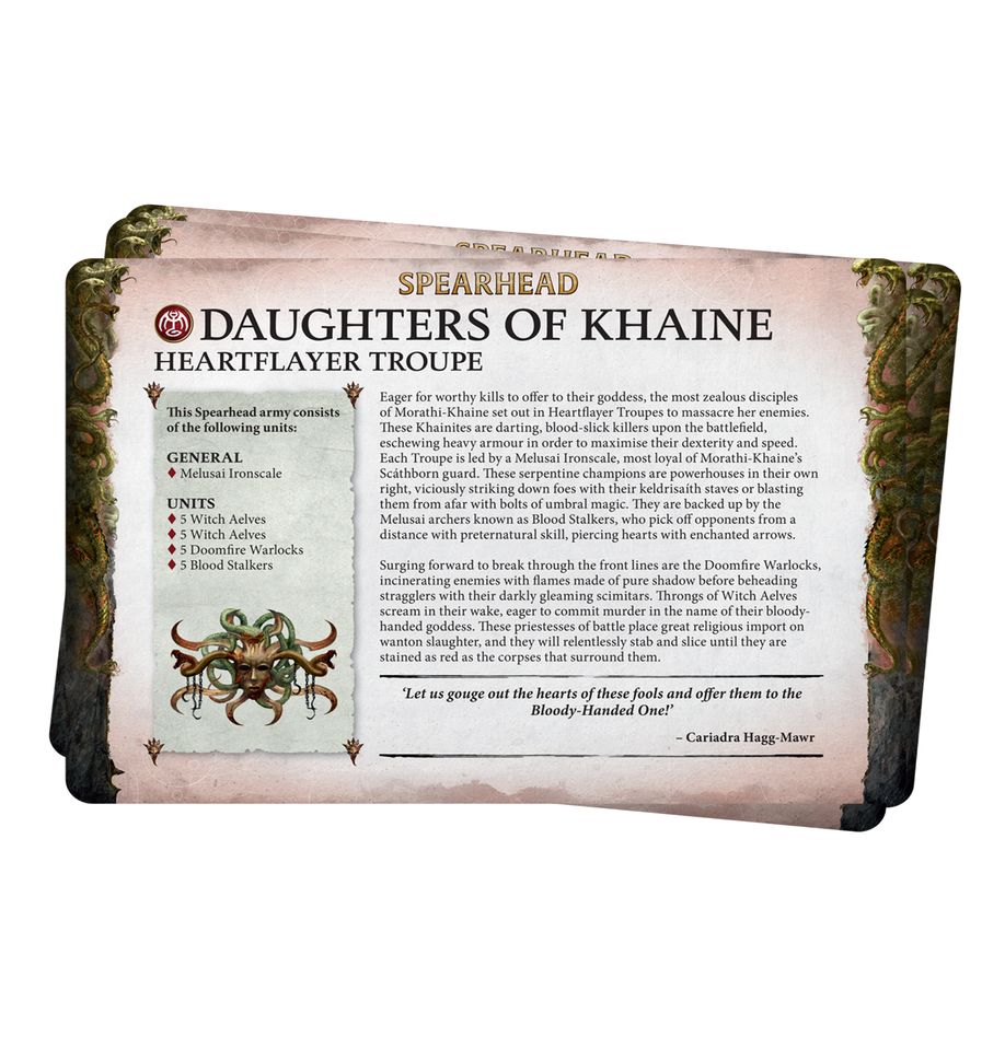 Faction Pack: Daughters of Khaine (Chinese) - 陣營卡包：凱恩之女(簡中版)