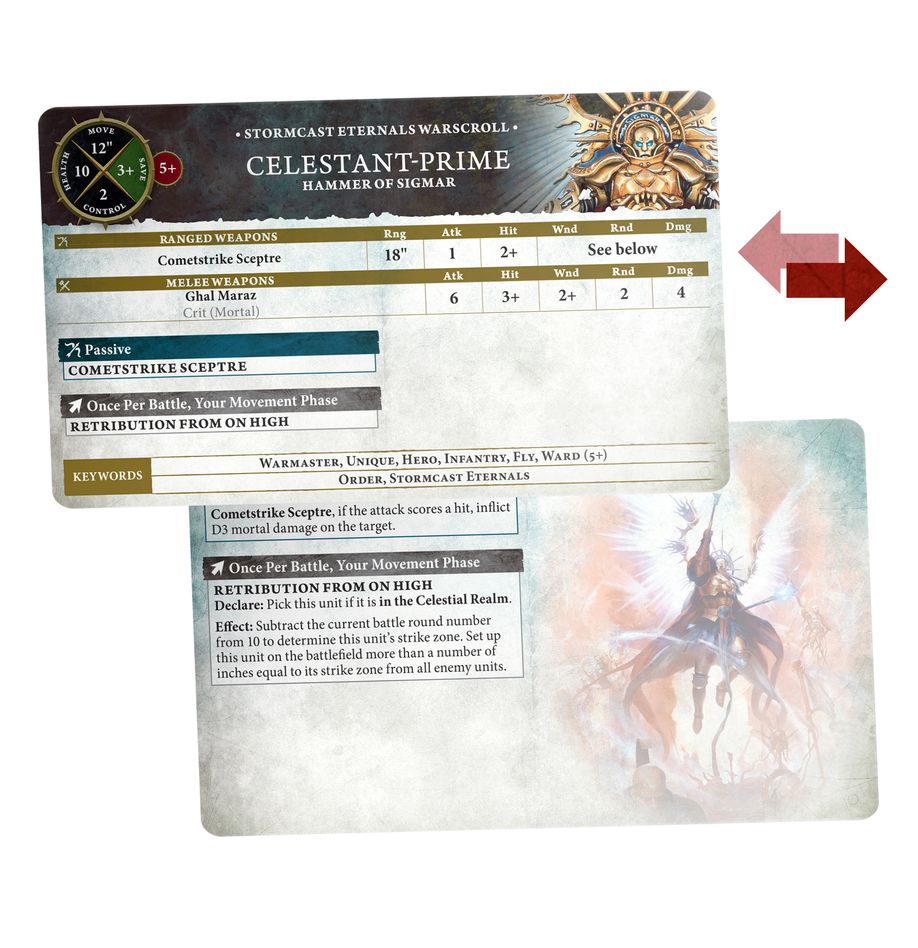 Stormcast Eternals: Warscroll Cards (English) - 戰爭卷軸卡片：雷鑄神兵(英文版)