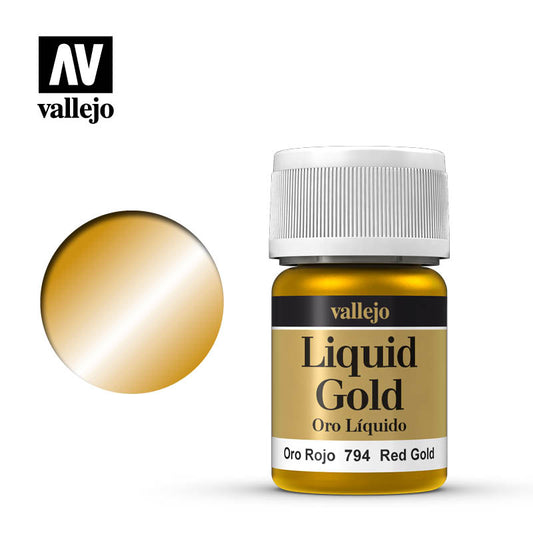 液態金屬 Liquid Gold - 70794 - 紅金色 Red Gold (Alcohol Based) - 35 ml.