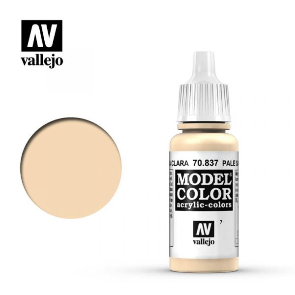 模型色彩 Model Color - 007 - 70837 - 低飽和砂色 Pale Sand - 17 ml.