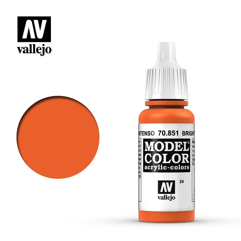 模型色彩 Model Color - 024 - 70851 - 亮橘色 Bright Orange - 17 ml.