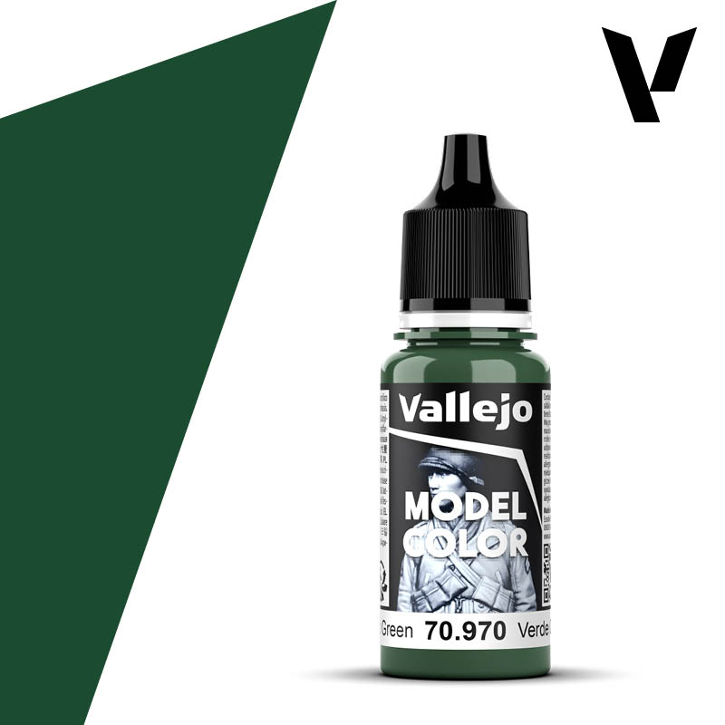 模型色彩 Model Color - 072 - 70970 - Deep Green - 17 ml.