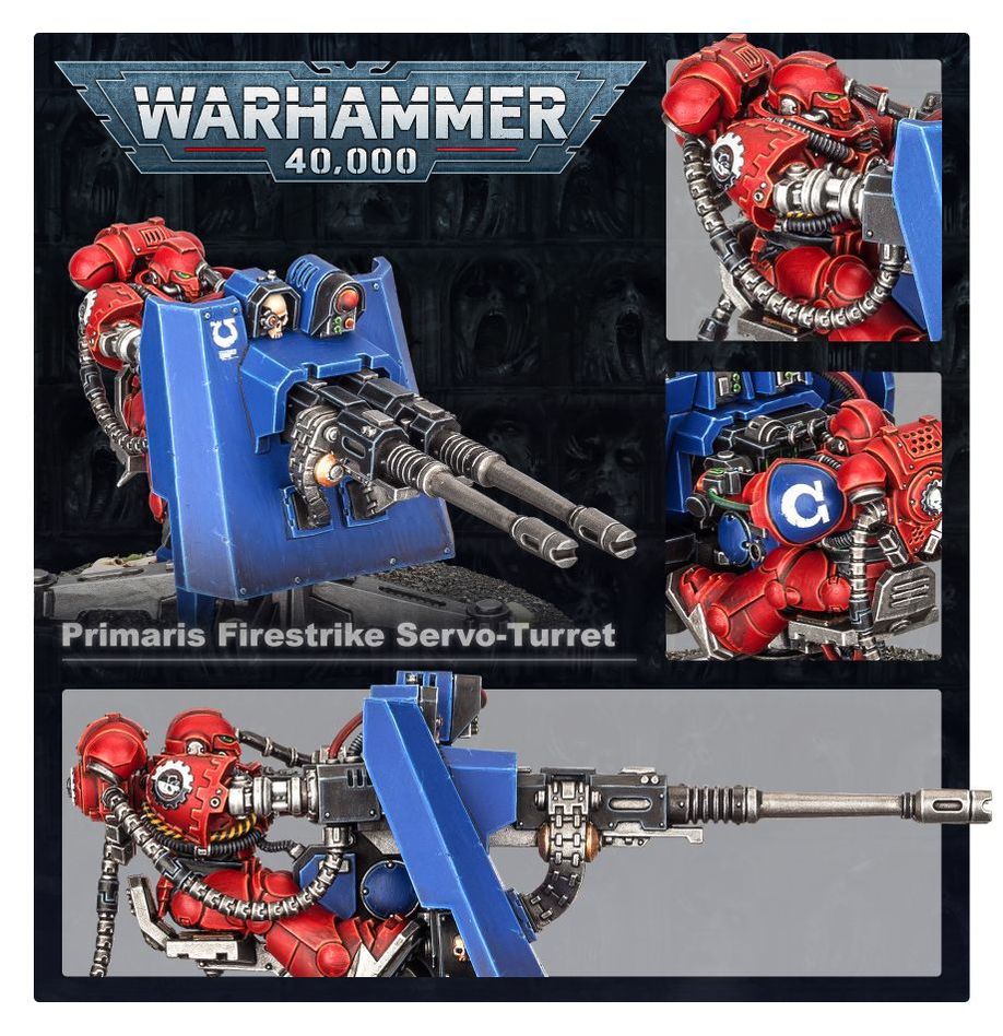 Space Marines: Primaris Firestrike Servo-turret - 星際戰士基因原體火擊伺服砲塔