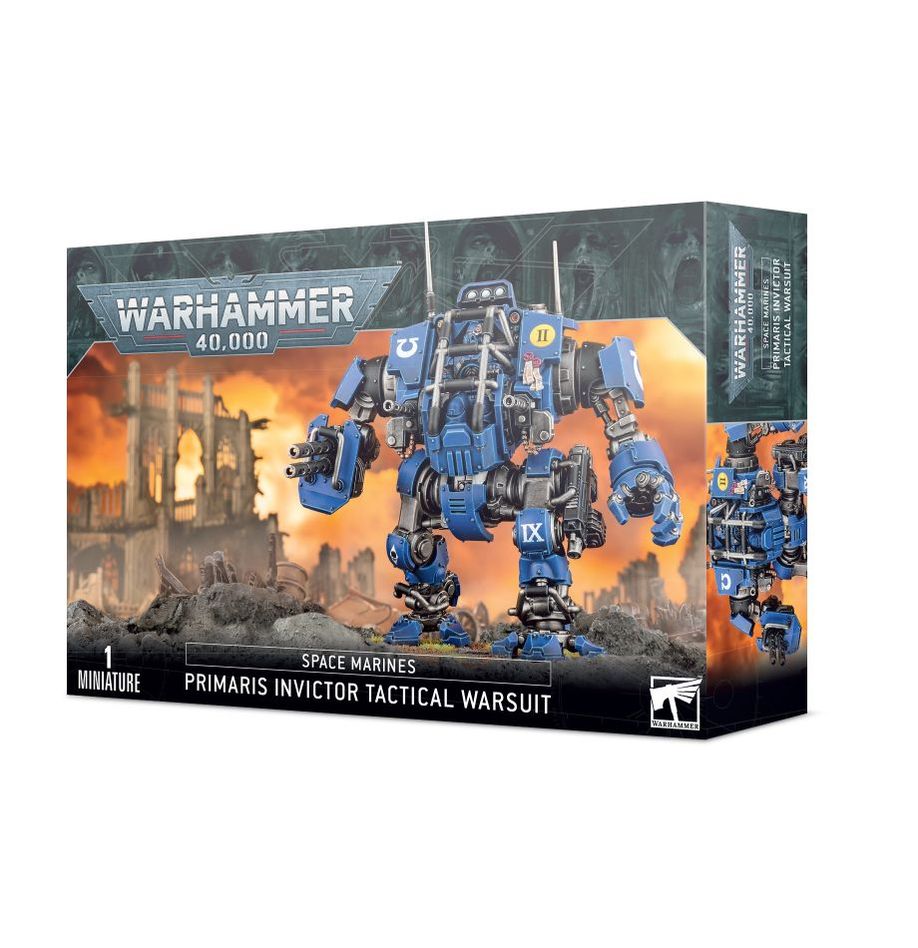 Space Marines: Primaris Invictor Tactical Warsuit - 星際戰士基因原體戰術鎧甲