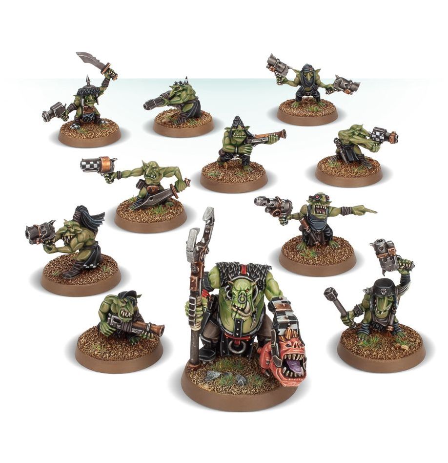 Orks: Runtherd and Gretchin - 歐克蠻人矮精監軍和屁精