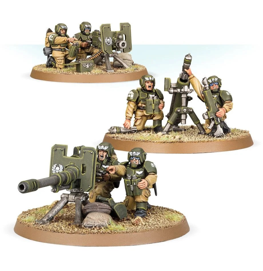 Astra Militarum: Cadian Heavy Weapon Squad - 星界軍卡迪安重武器班