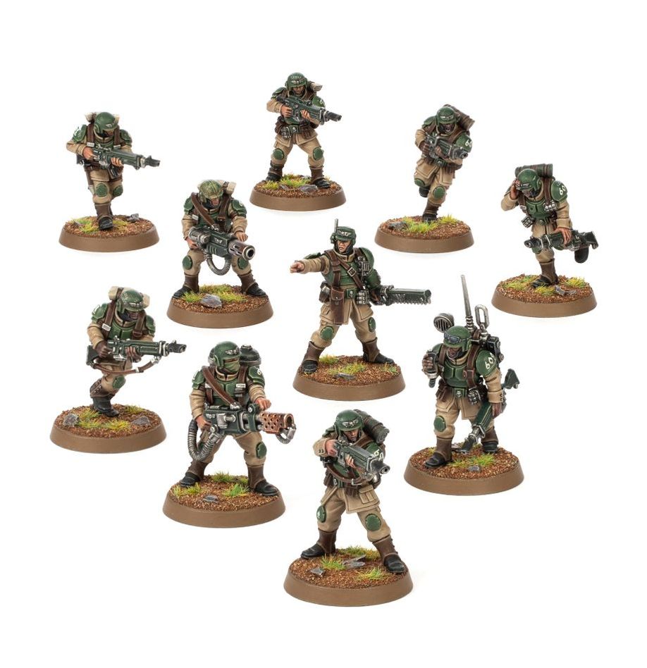 Astra Militarum: Cadian Shock Troops - 星界軍卡迪亞突擊部隊