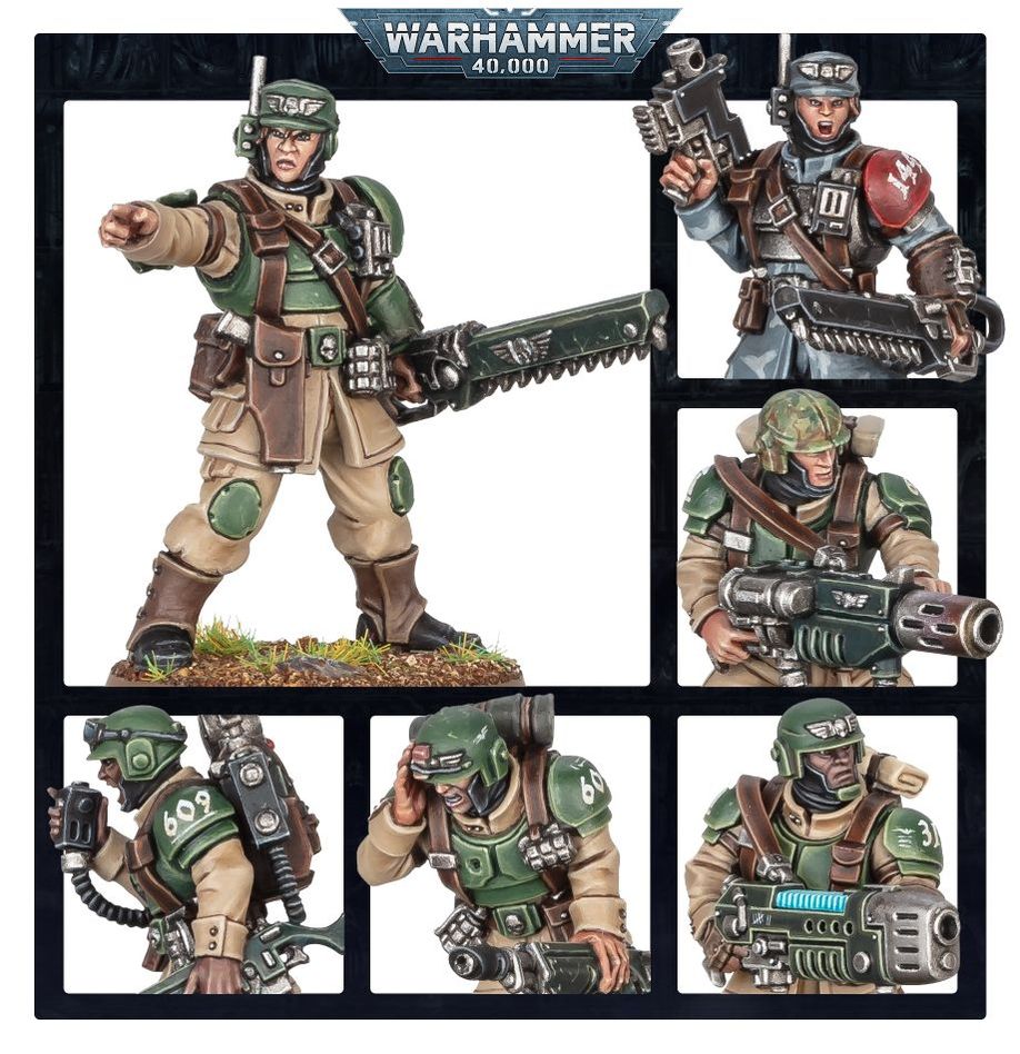 Astra Militarum: Cadian Shock Troops - 星界軍卡迪亞突擊部隊