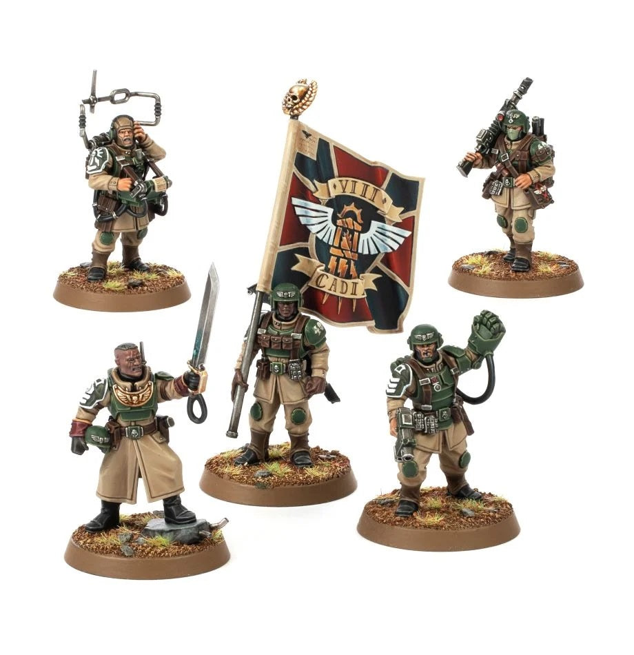 Astra Militarum: Cadian Command Squad - 星界軍卡迪亞指揮小隊