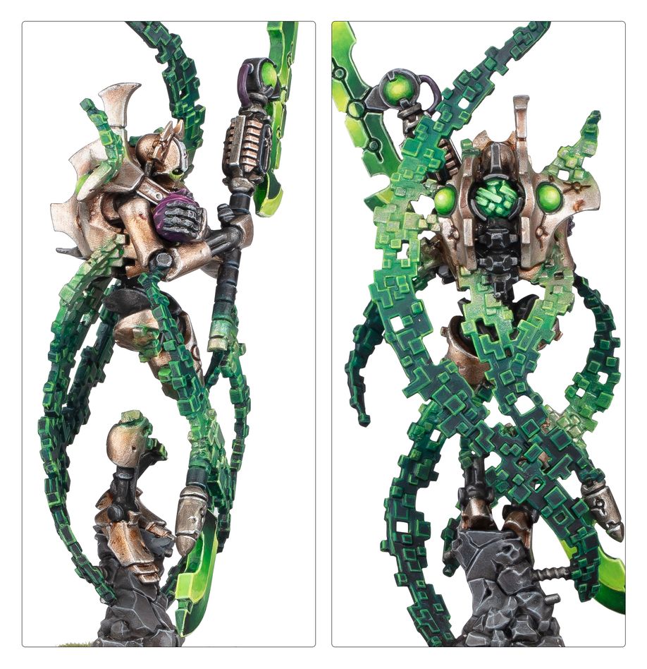 Necrons: Overlord With Translocation Shroud - 太空死靈易位帷幕霸主