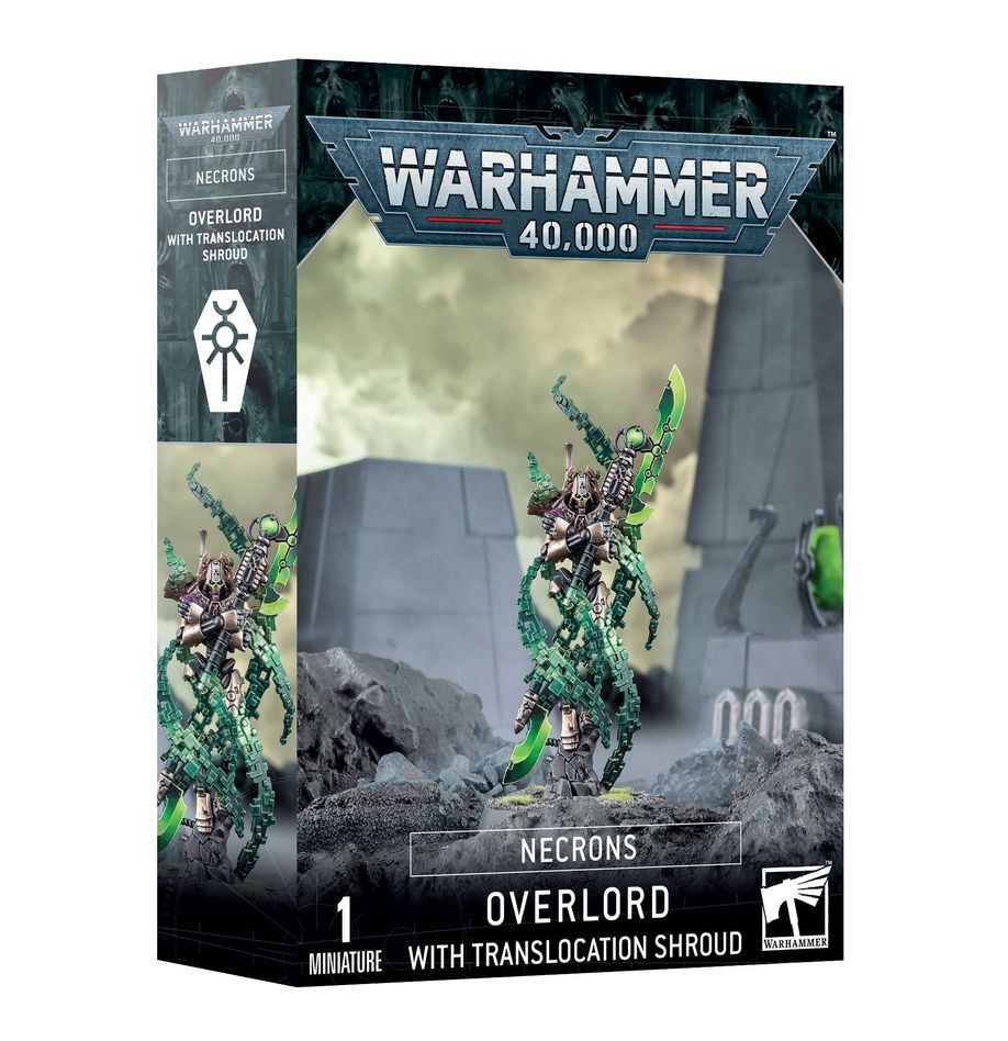 Necrons: Overlord With Translocation Shroud - 太空死靈易位帷幕霸主