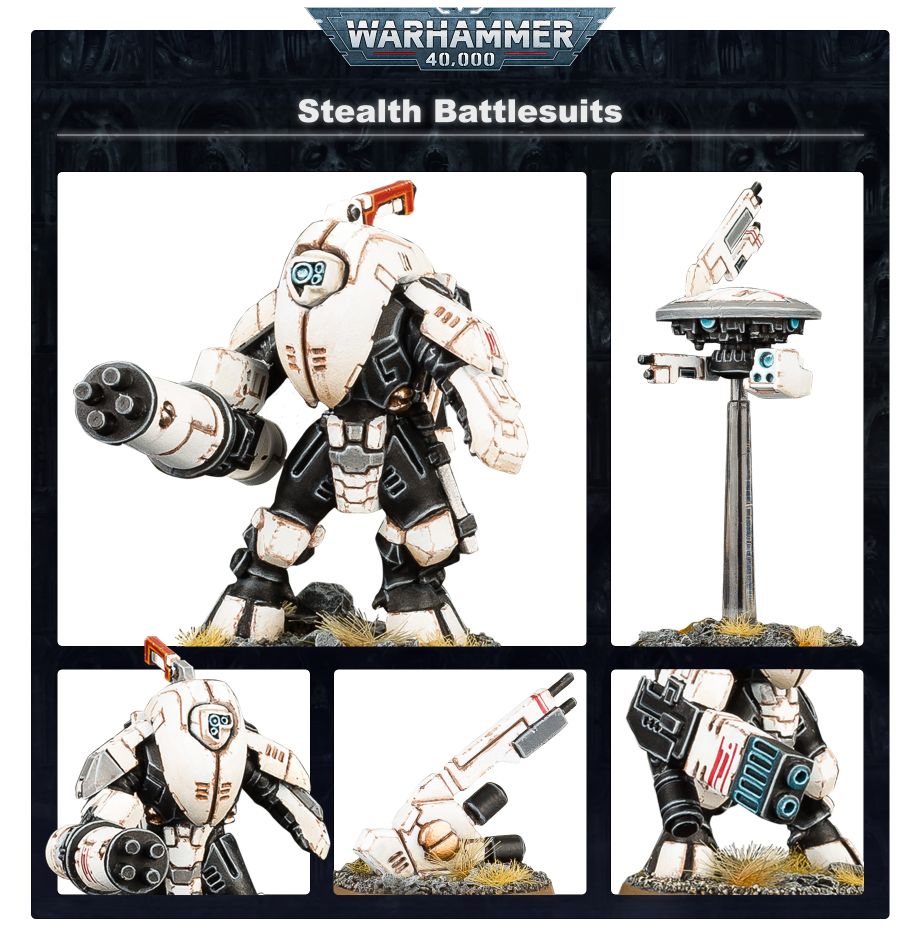 T'au Empire: Stealth Battlesuits - 鈦帝國XV25隱形戰斗裝具