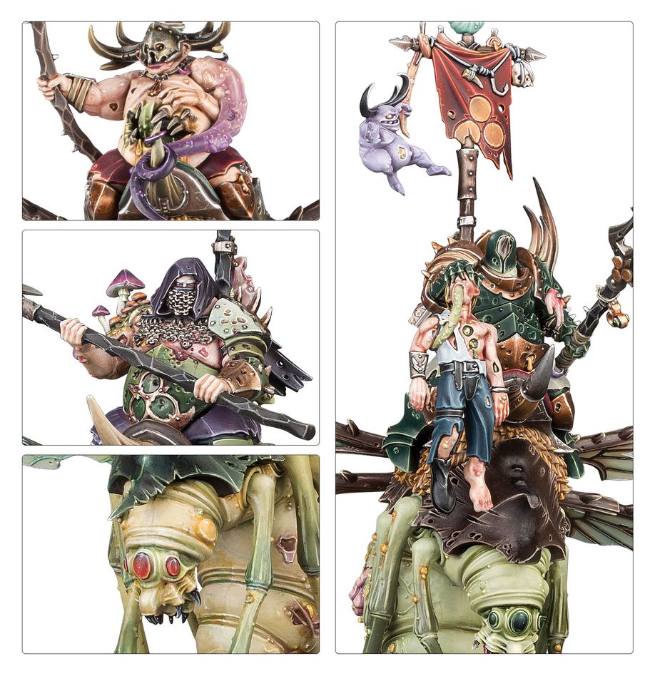 Maggotkin Of Nurgle: Shudderblight Cyst - 納垢蛆裔戰鬥包：顫瘟囊腫