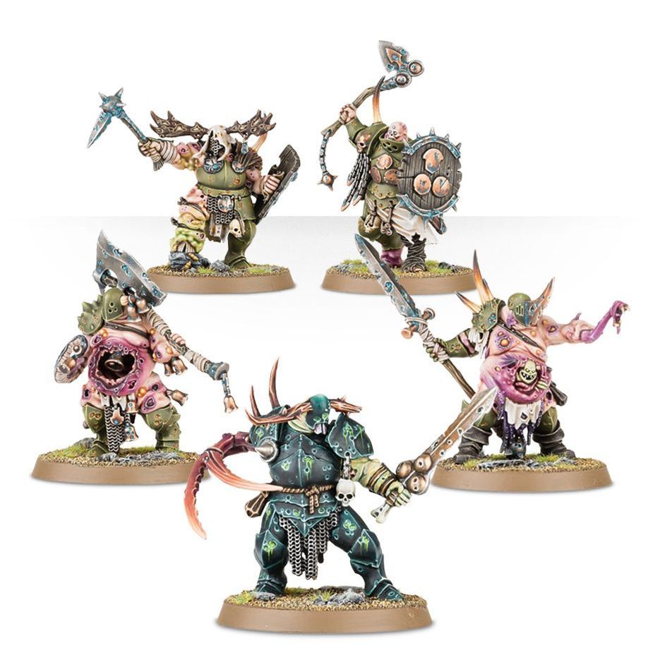 Maggotkin Of Nurgle: Shudderblight Cyst - 納垢蛆裔戰鬥包：顫瘟囊腫