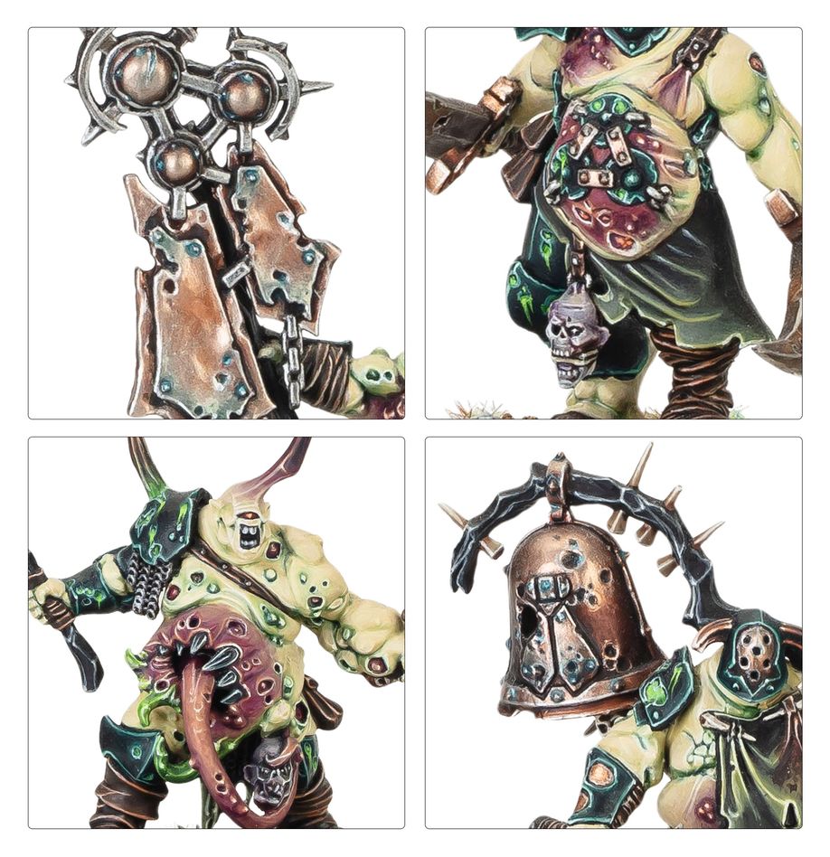 Maggotkin Of Nurgle: Shudderblight Cyst - 納垢蛆裔戰鬥包：顫瘟囊腫