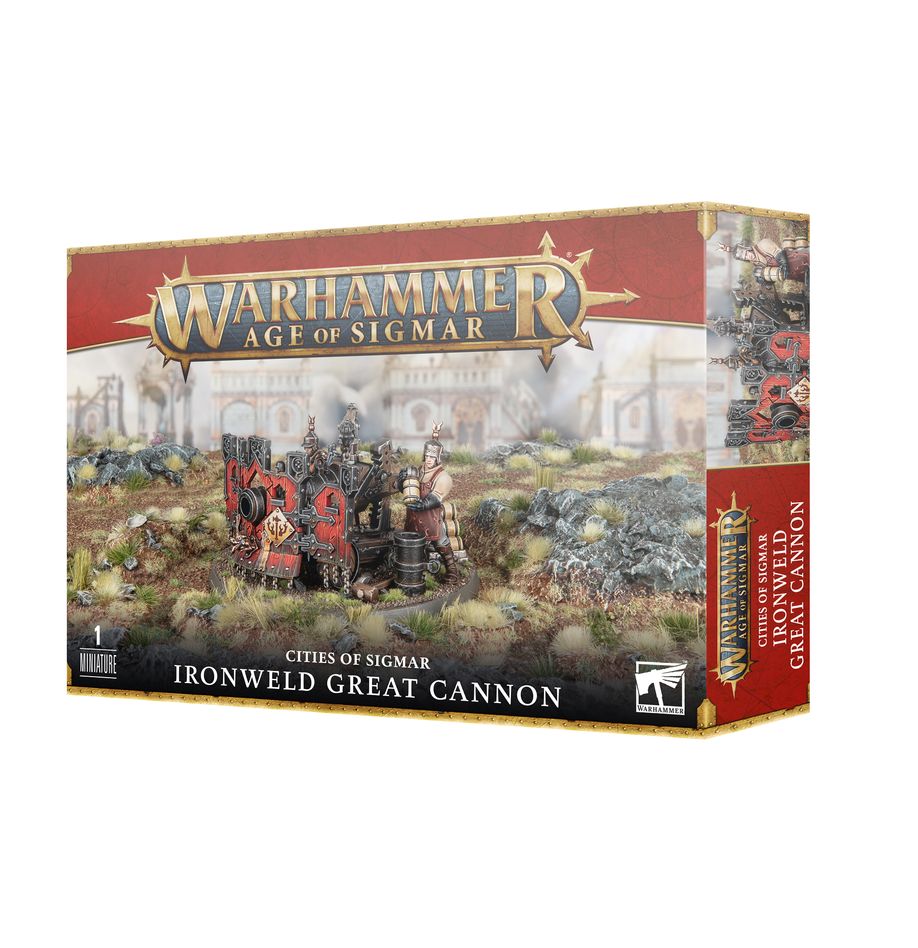 Cities Of Sigmar: Ironweld Great Cannon - 席格瑪眾城：自由公會鐵焊巨砲