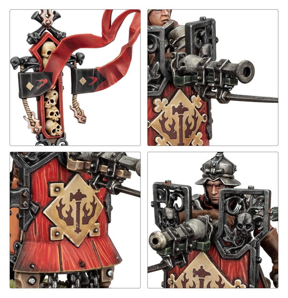 Cities of Sigmar: Freeguild Fusiliers - 席格瑪之城：自由兵團燧發槍士兵