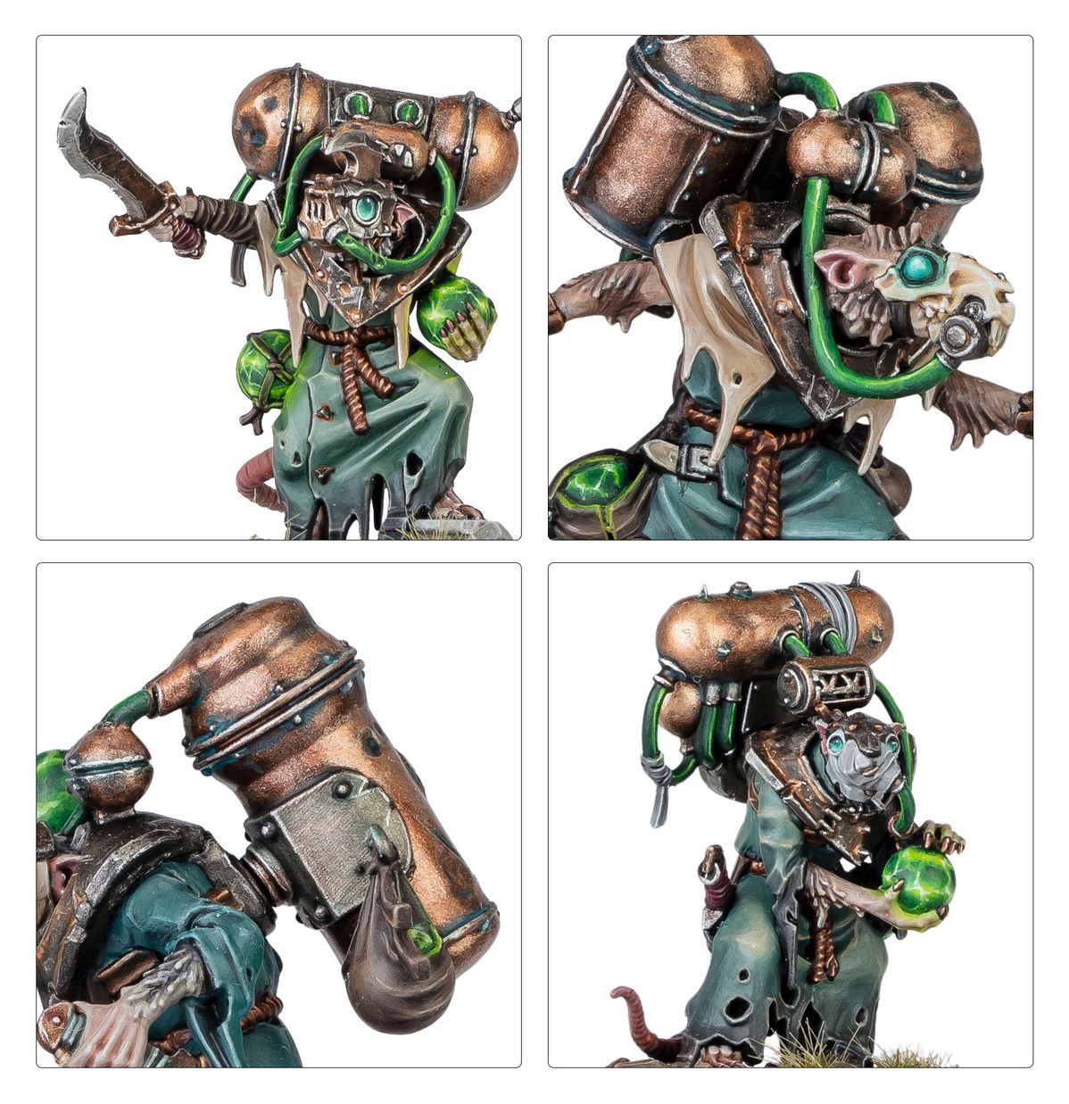 Skaven: Acolyte Globadiers - 斯卡文鼠人：毒風球學徒