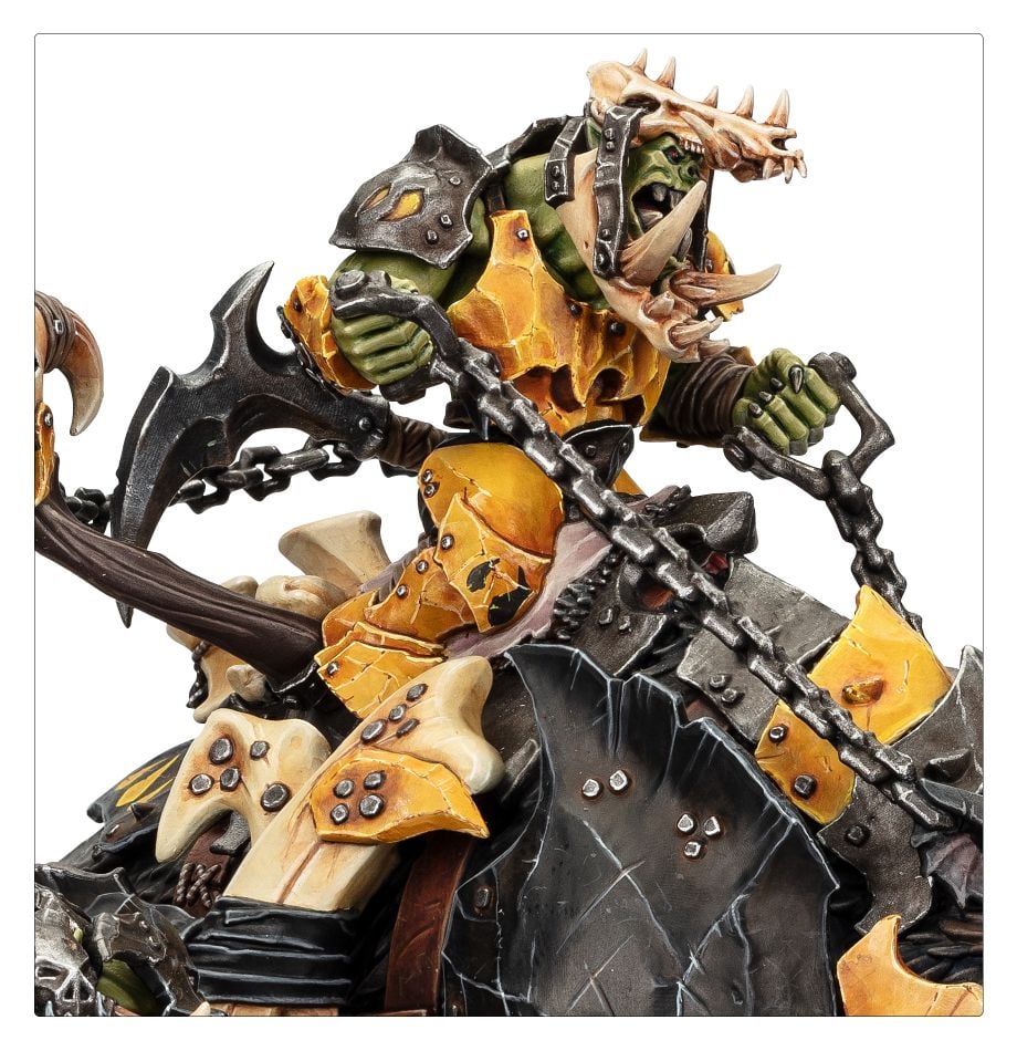 Orruk Warclans: Tuskboss On Maw-Grunta - 歐克戰爭氏族撩牙頭目騎乘兇殘巨豬怪