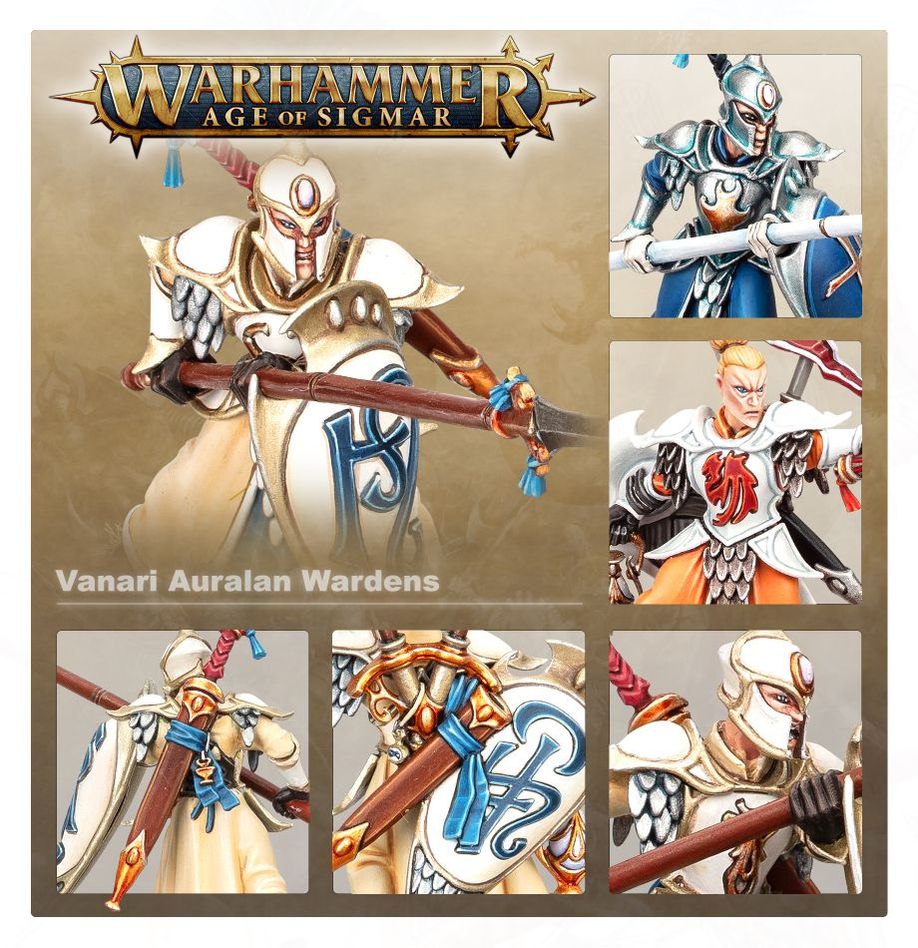 Lumineth Realm-Lords: Vanari Auralan Wardens - 光域領主驍勇族光環守護者