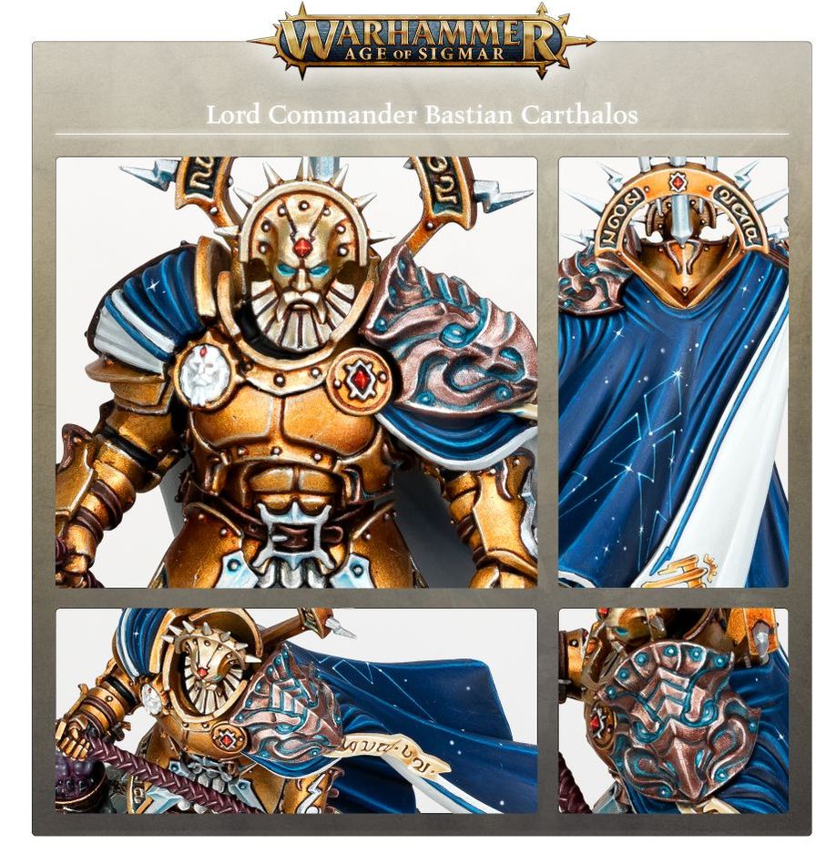 Stormcast Eternals: Lord-Commander Bastian Carthalos - 雷鑄神兵巴斯蒂安.卡薩羅斯