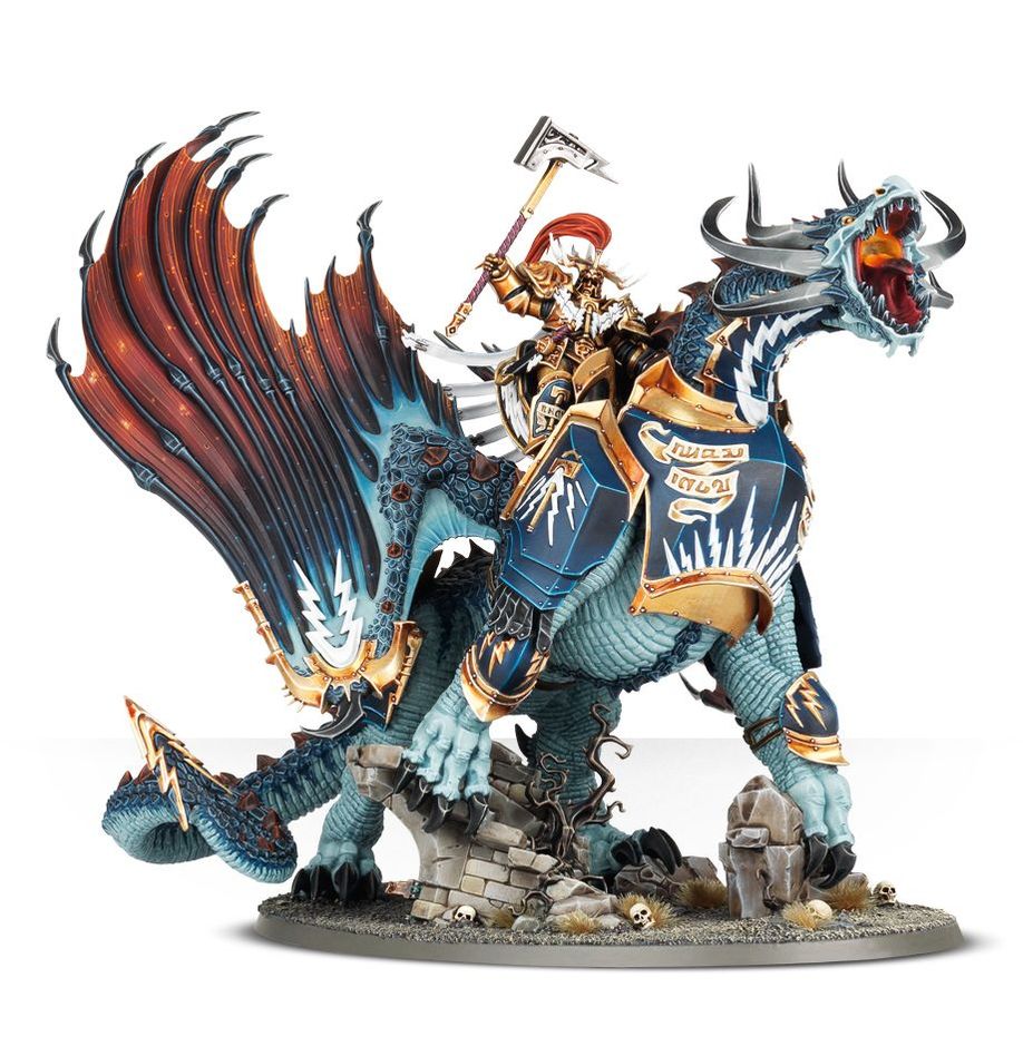 Stormcast Eternals: Lord-Celestant on Stardrake - 雷鑄神兵騎星龍的天界領主