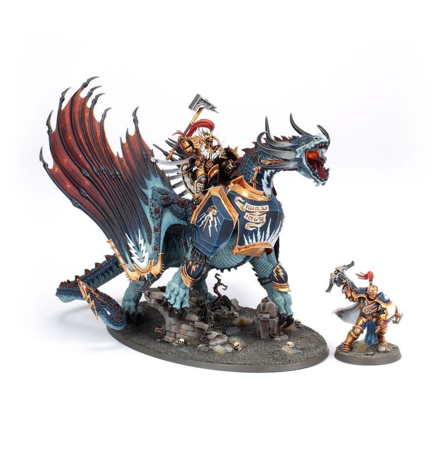 Stormcast Eternals: Lord-Celestant on Stardrake - 雷鑄神兵騎星龍的天界領主