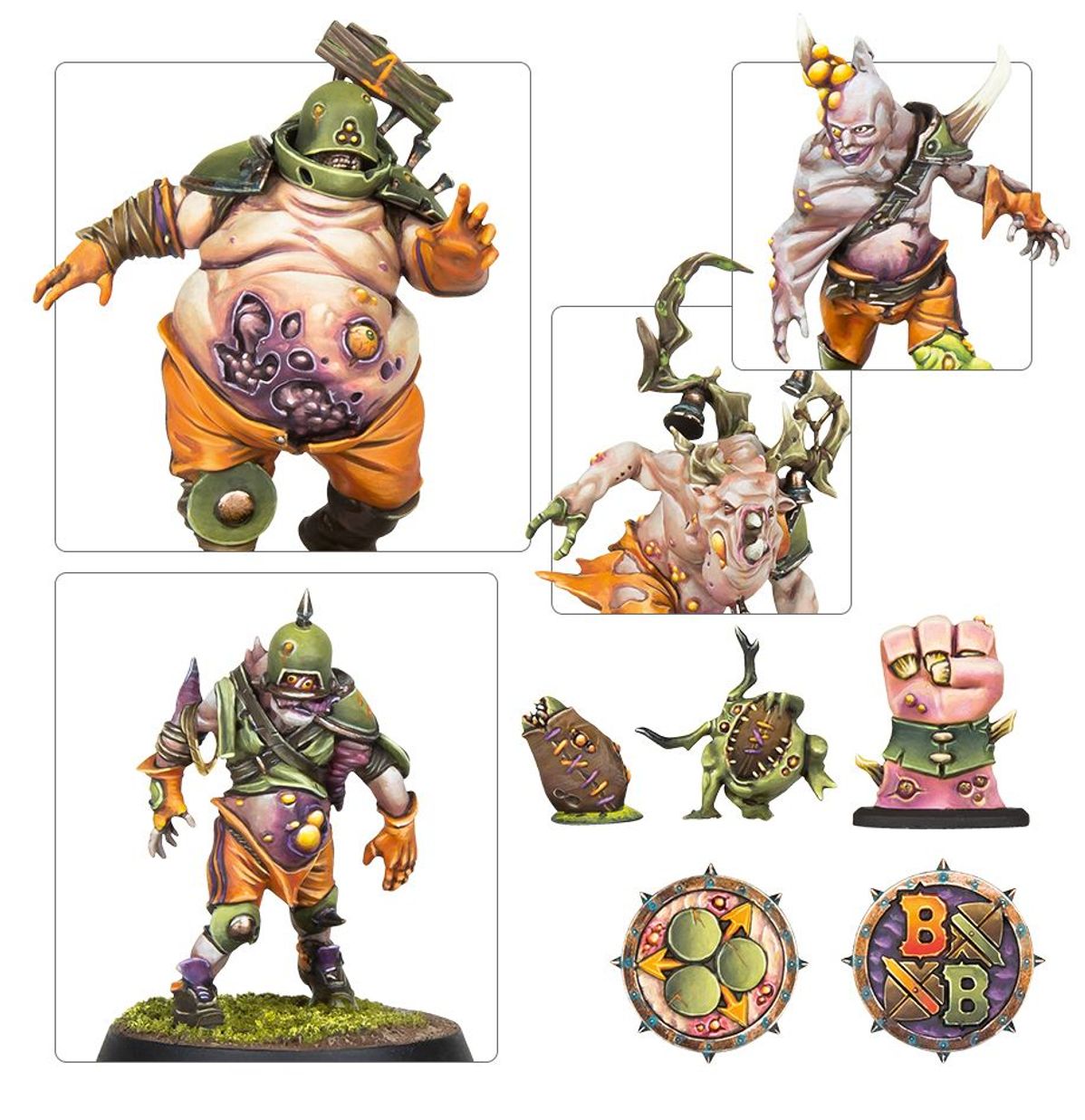 Blood Bowl: Nurgle Team - 血腥橄欖球：納垢腐爛者隊