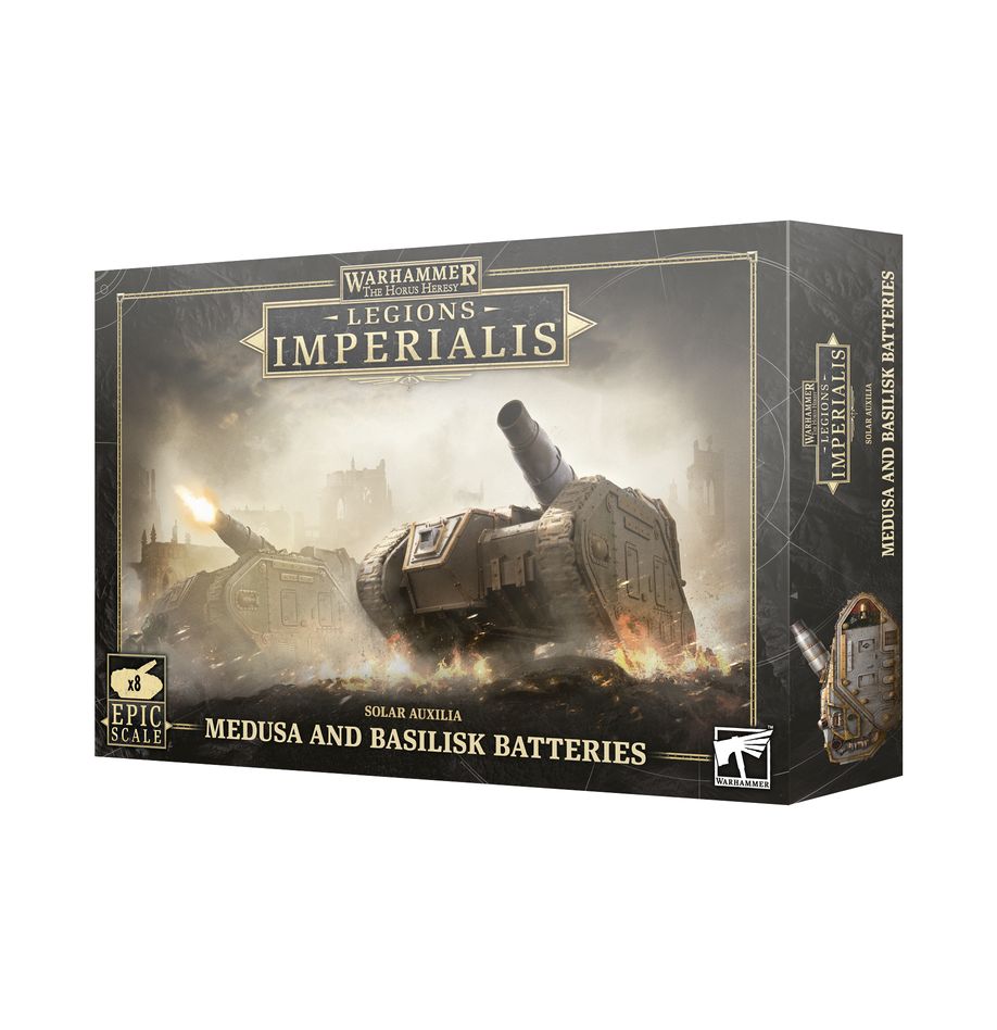 Legions Imperialis: Medusa And Basilisk Batteries - 帝國軍團：輔助軍石化蜥蜴/美杜莎