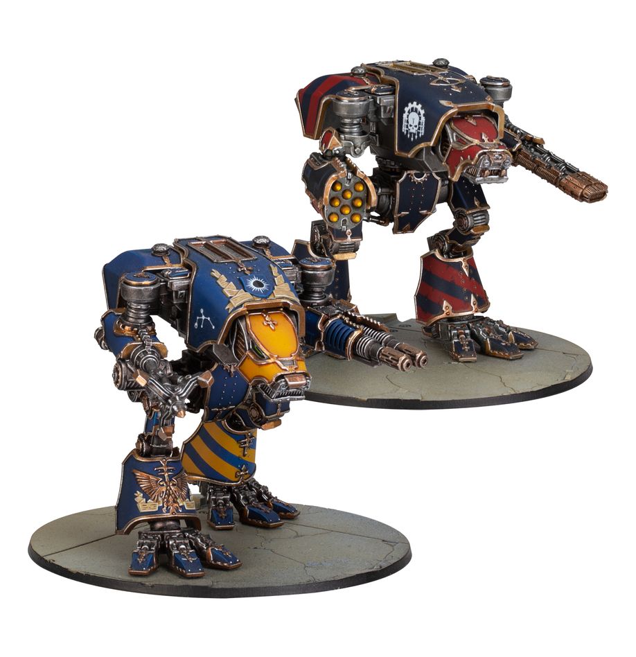 Legions Imperialis: Warhound Titans With Ursus Claws - 帝國軍團：戰犬級泰坦裝備烏薩斯爪鉤