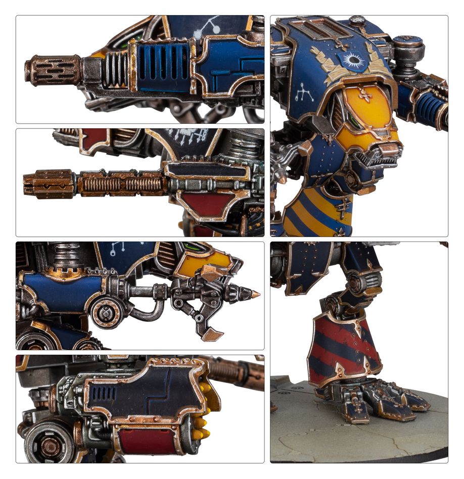 Legions Imperialis: Warhound Titans With Ursus Claws - 帝國軍團：戰犬級泰坦裝備烏薩斯爪鉤