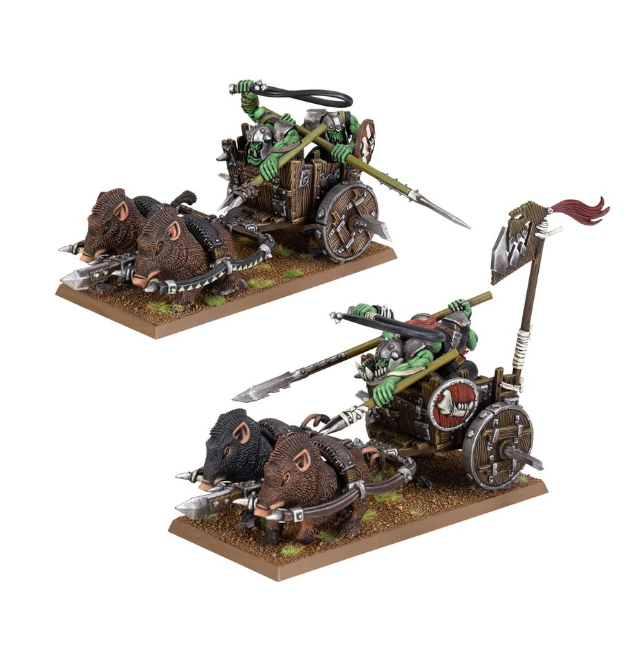 Orc and Goblin Tribes: Orc Boar Chariots - 獸人與地精部族：獸人戰豬戰車