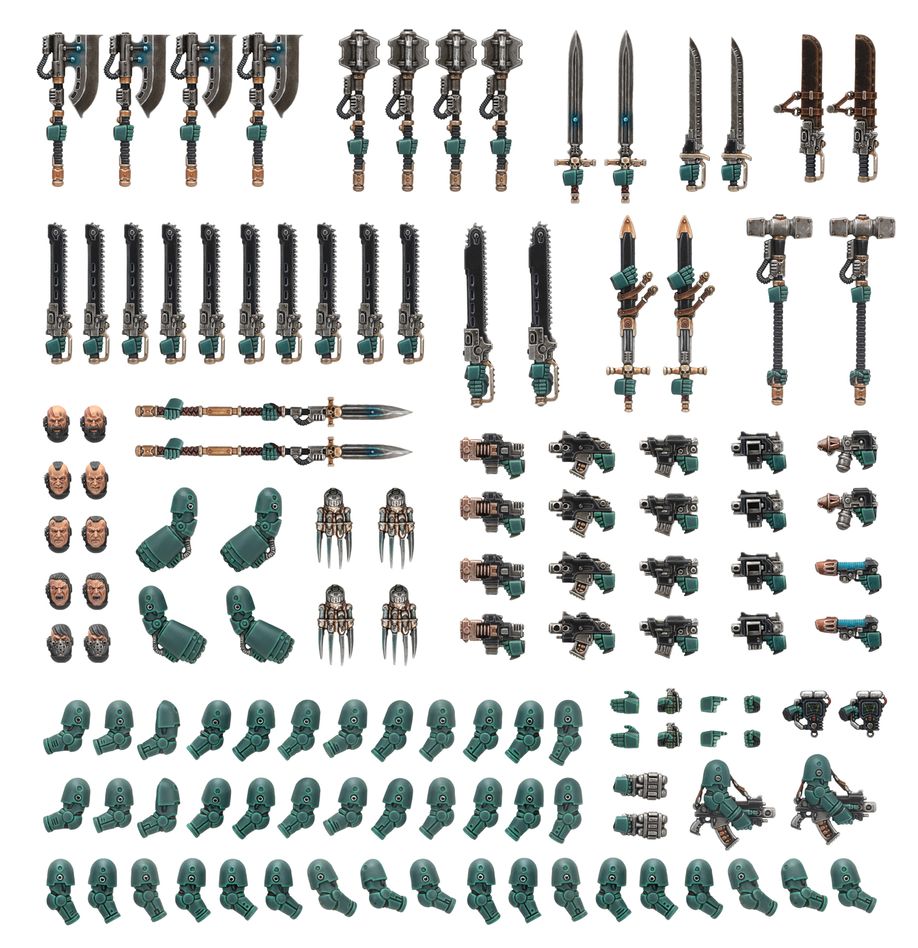 Legion Astartes: Melee Weapons Upgrade Set - 阿斯塔特軍團：近戰武器升級套件