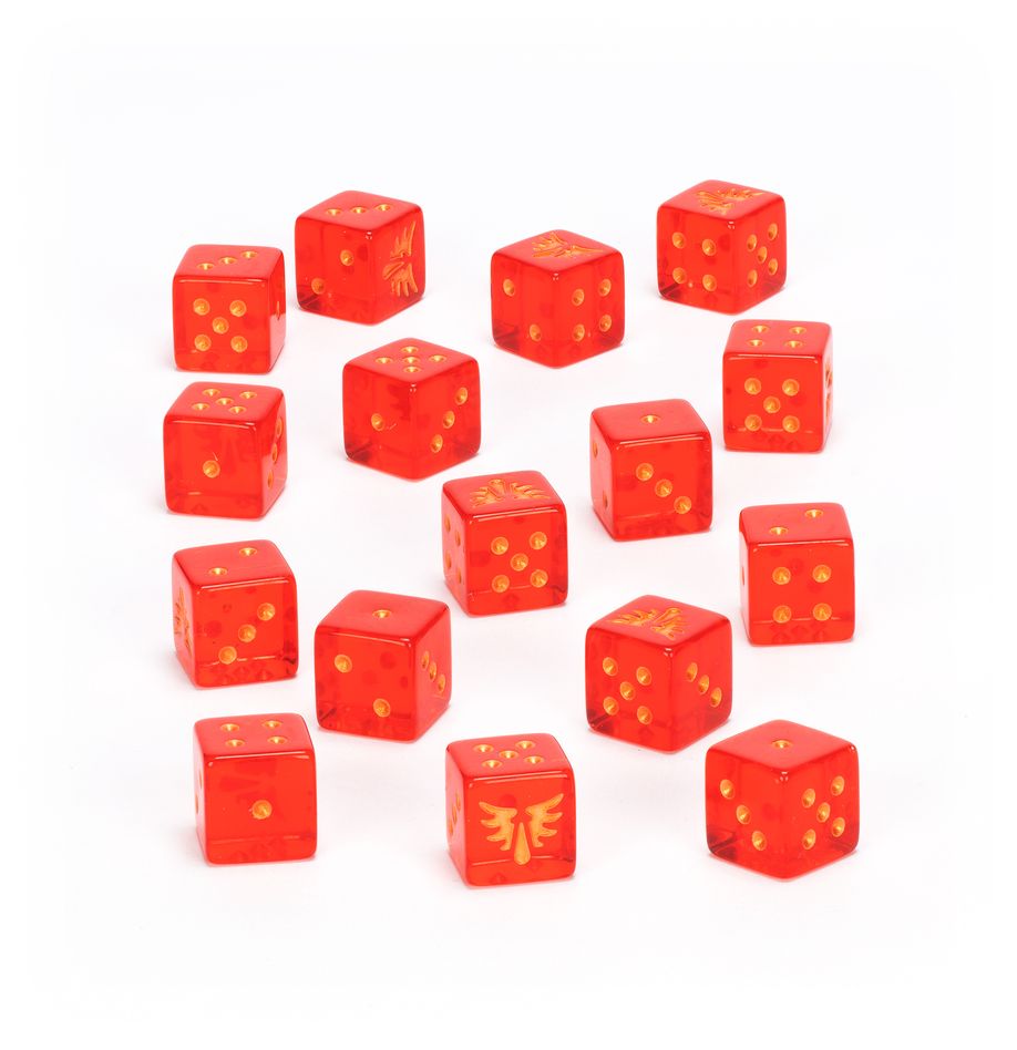 Blood Angels: Dice Set - 戰鎚40,000：聖血天使套骰