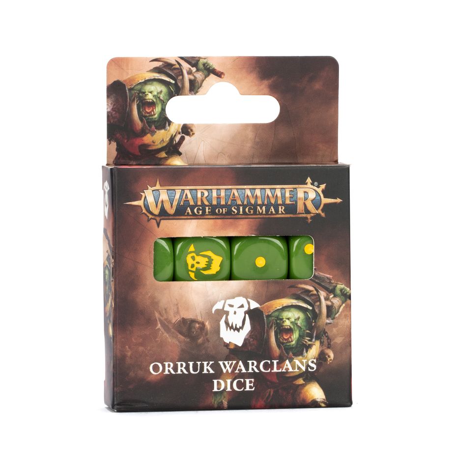 Orruk Warclans: Dice Set - 戰鎚西格瑪時代：獸人戰鬥氏族套骰